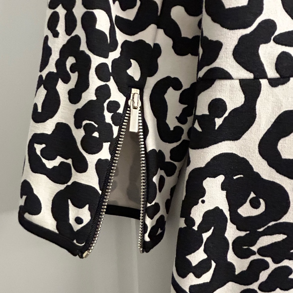 Ann Taylor 3/4 Length Sleeve Animal Print Dress Size 12 - Picture 13 of 14